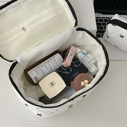 Neceser acolchado de viaje para cosméticos y accesorios prácticos