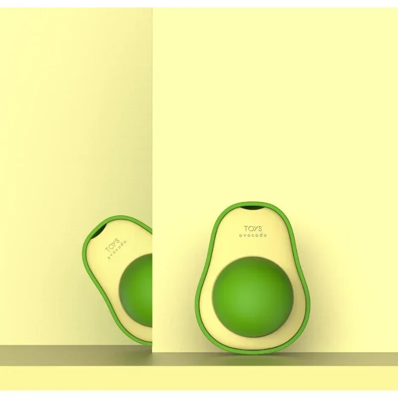 Bola de pared de hierba gatera de aguacate, juguetes para gatos, bolas para lamer comestibles, aperitivos, golosinas giratorias saludables, suministros para gatitos, limpieza de dientes - imagen 5