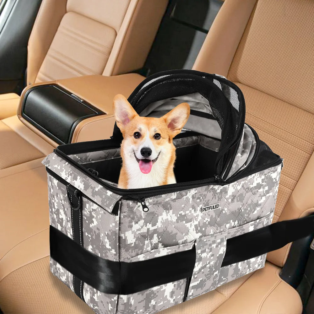 Nuevo bolso de asiento trasero de bicicleta para mascotas, bolso de hombro portátil para coche al aire libre, suministros para perros y gatos extraíbles portátiles para mascotas - imagen 5