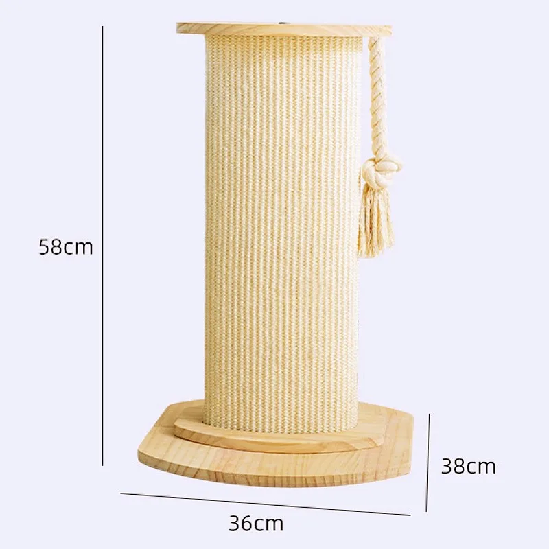 Marco de escalada para gatos, tablero rascador para gatos, rascadores para gatos, poste rascador de madera maciza, columna para gatos, Protector de sofá para saltar, juguetes para mascotas