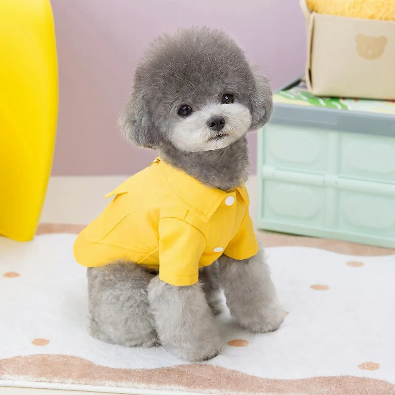 Denim shirt - yellow