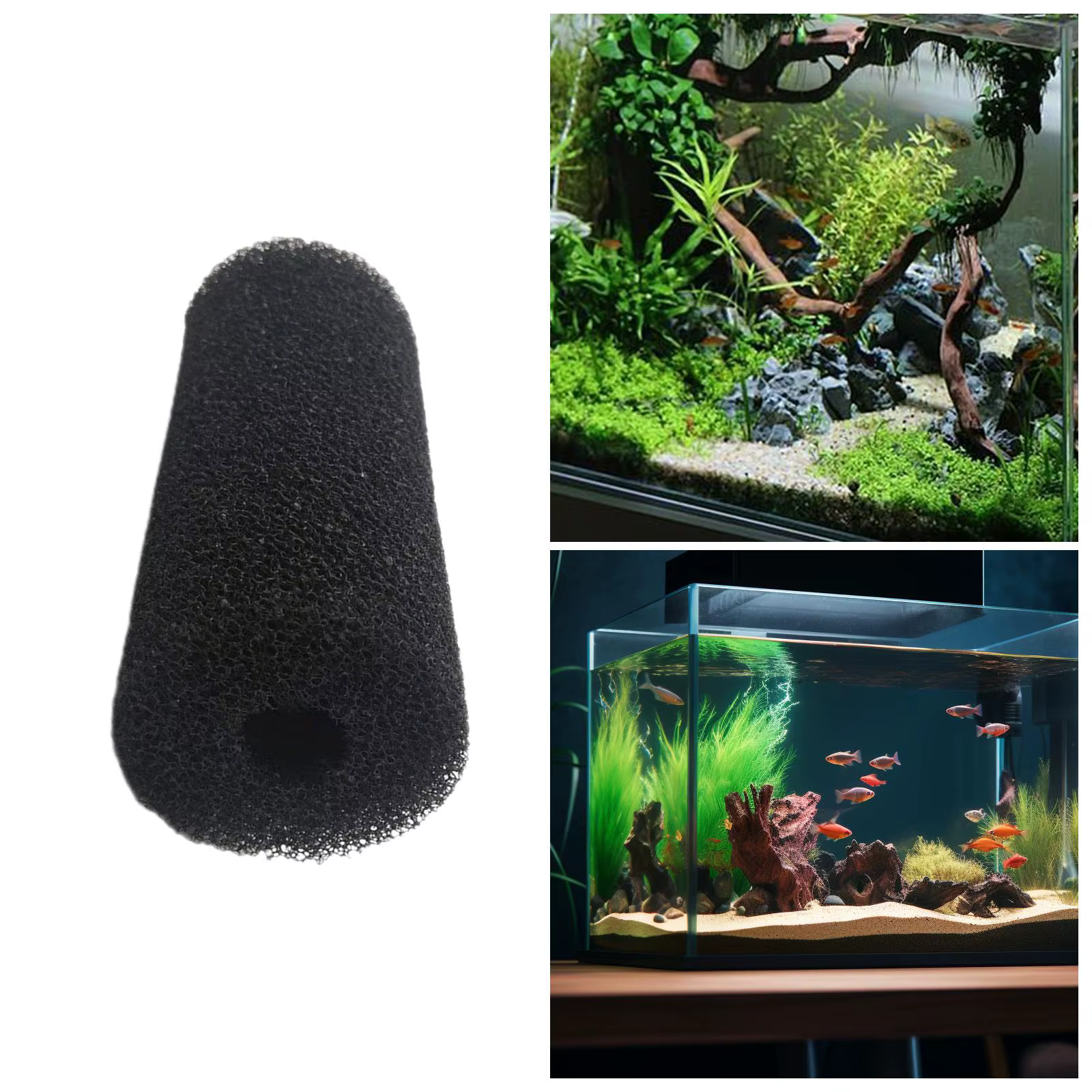 Esponja preformada para bomba de acuario – Recambio filtrante - imagen 2