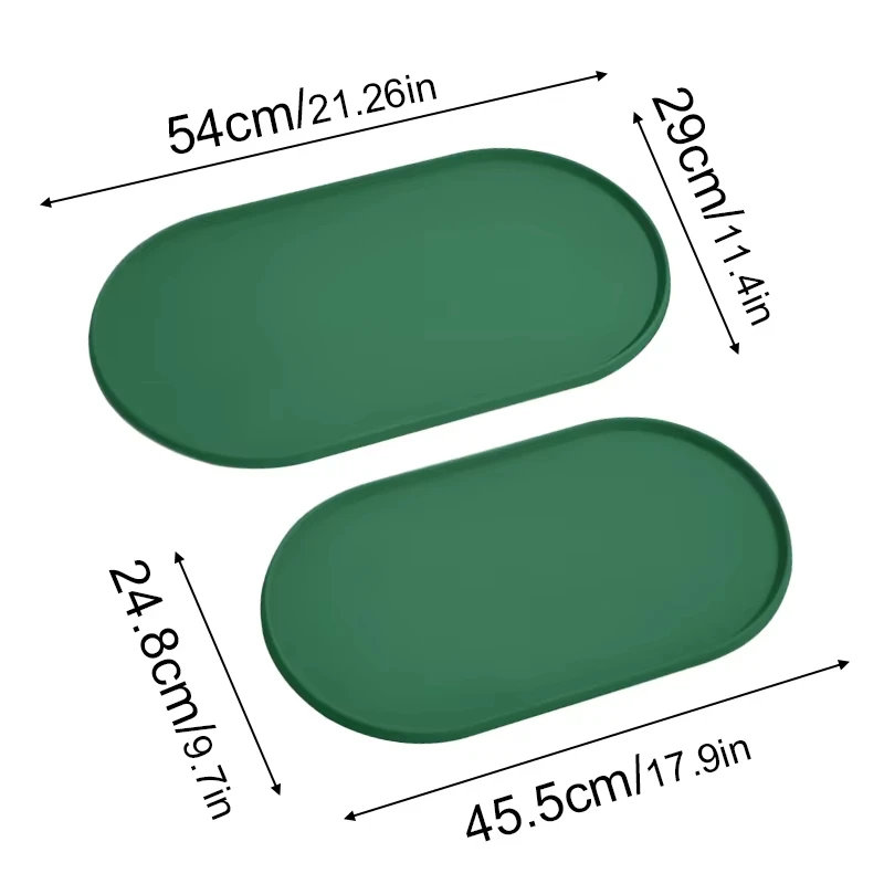 Mantel Individual de silicona para cuencos para mascotas, mantel impermeable para prevenir derrames, almohadilla de alimentación para alimentos para perros y gatos, alfombrillas para bandeja para cuencos para mascotas - imagen 2