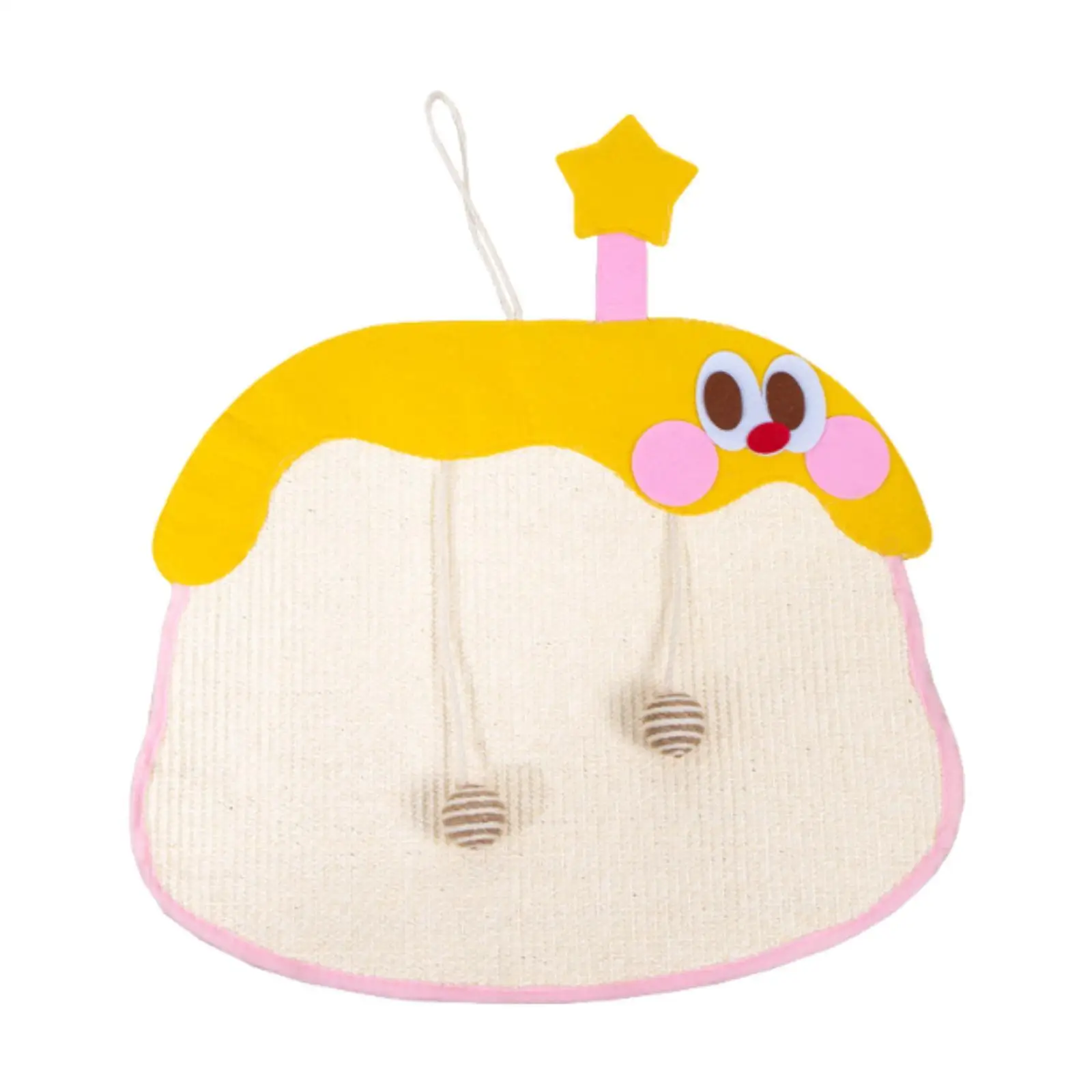 Hanging Cat Scratcher Toy Versatile Portable Non Slip Felt Cloth Sisal Pet Accessory Rug Sleeping Scratching Pad Wall Mounted