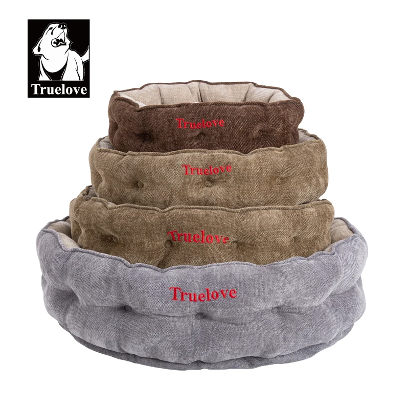 Truelove-sofá cama de espuma para mascotas, cubierta extraíble y lavable, forro impermeable y parte inferior antideslizante, cama para perros y gatos, TLR1902 - imagen 2