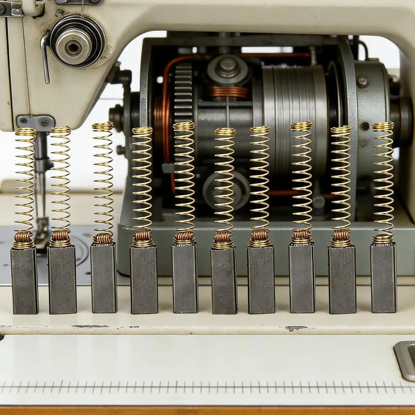 Escobillas de carbón para motor máquina coser y remalladoras