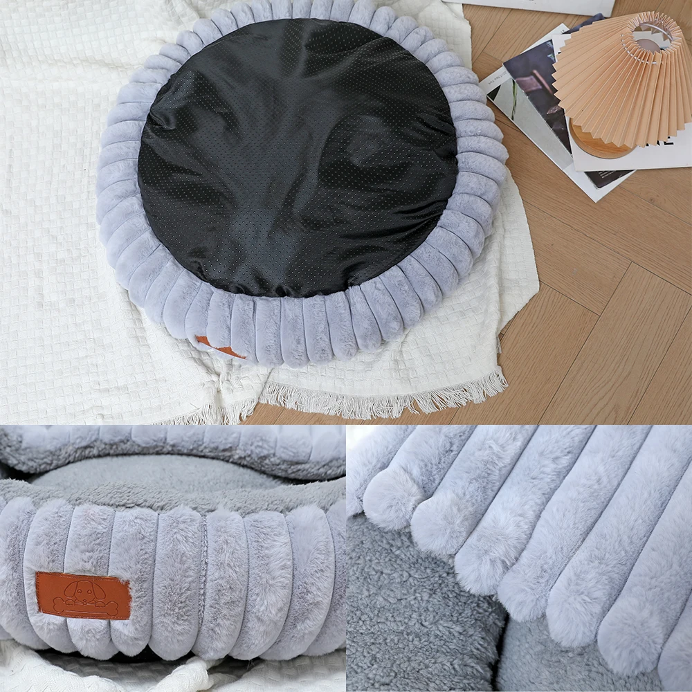 Cama redonda lavable para gatos y perros pequeños o medianos – Cueva - imagen 5