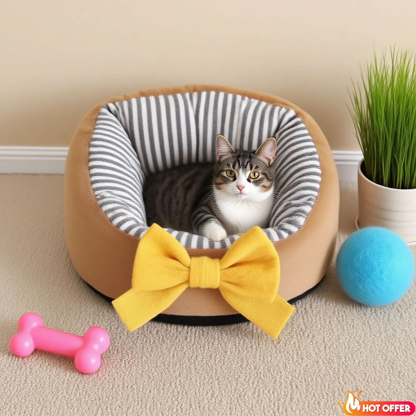 Nudo cabeza conejito envoltura turbante diadema perro arco mascota sombrero pelo tejido conejo Teddy regalo arco niñas bandas tocados