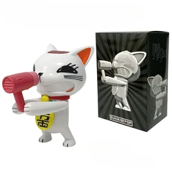 Figura decorativa para gatos Dandadan Granny con Gato de la Suerte