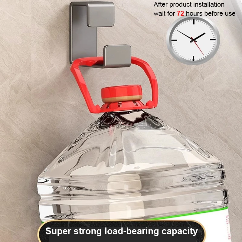 Gancho de lavabo sin perforación, gancho multifuncional, estante de secado de drenaje adhesivo, soporte de almacenamiento adhesivo, organizador de ganchos de pared, 1/4 Uds. - imagen 3