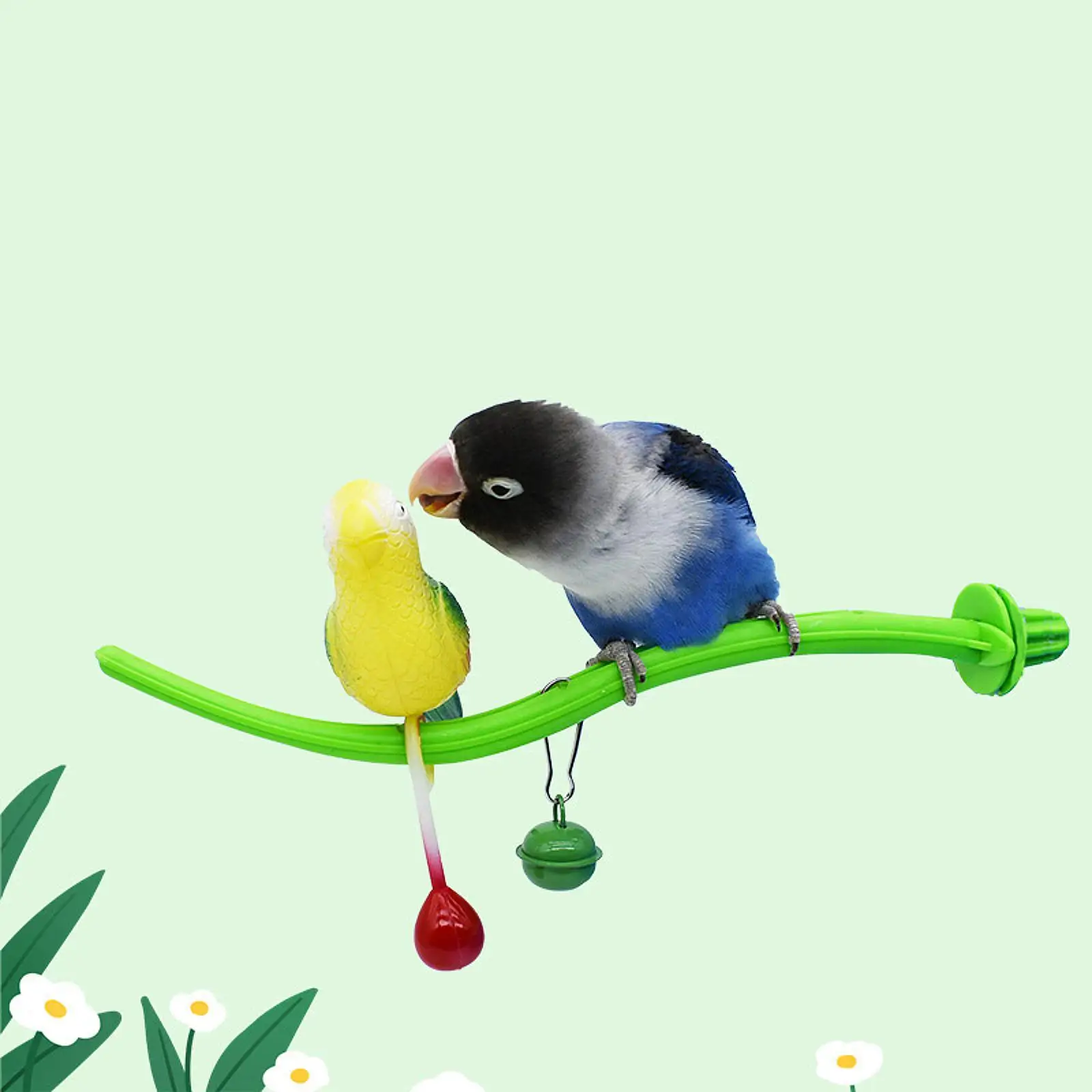 Pet Bird Toy Bird Grinding Claws Parrot Stand Branch Parrot Cage Toy for Conures African Grey Macaws Parrots Budgerigar Bird