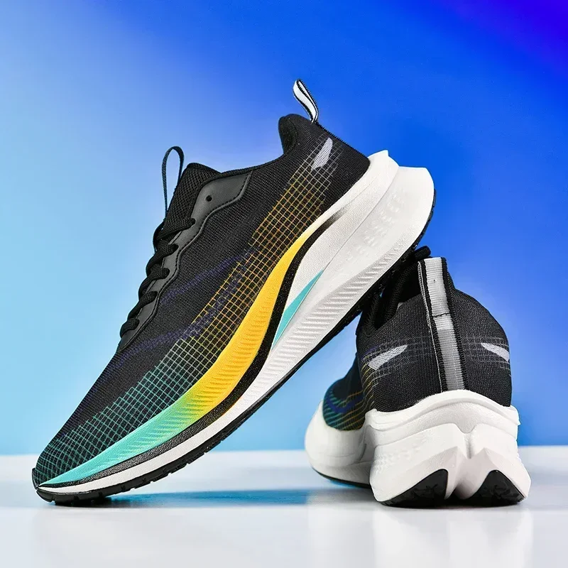 Zapatillas deportivas para correr para hombre, transpirables, ligeras, cómodas, atléticas, antideslizantes - imagen 4