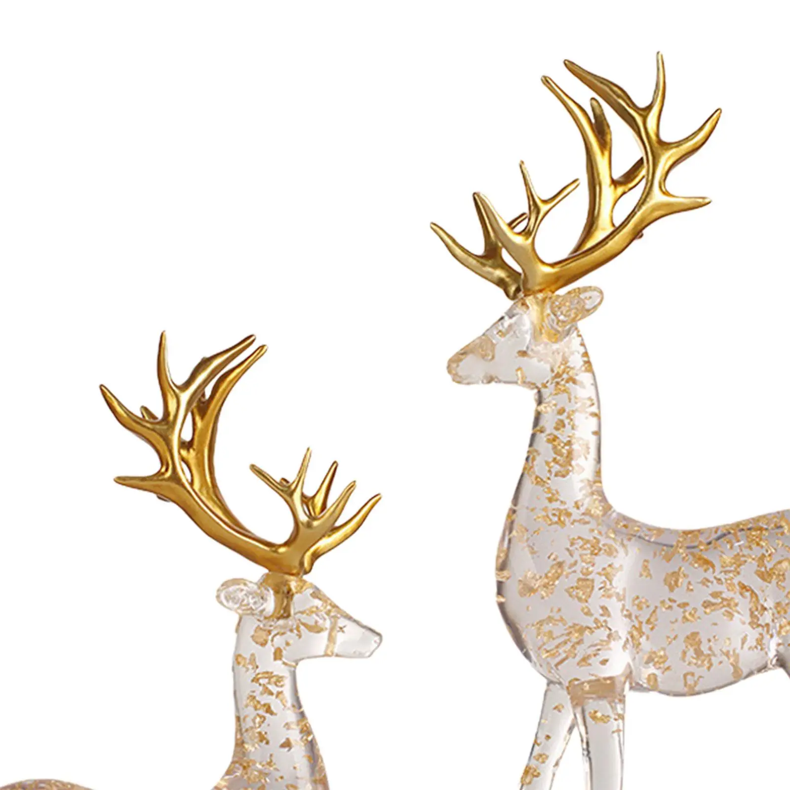 2x Deer Statues Desktop Ornaments Desktop Ornaments,Elk Resin Statues,Decorative Figurines for Holiday Housewarming New Year 2x Deer Statues Desktop Ornaments Desktop Ornaments,Elk Resin Statues,Decorative Figurines for Holiday Housewarming New Year