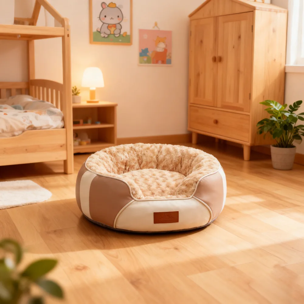 2026 Nueva cama para gatos gruesa y aislada, estera para mascotas, cama de cuero de alta gama para mascotas medianas a pequeñas para gatos y perros - imagen 5