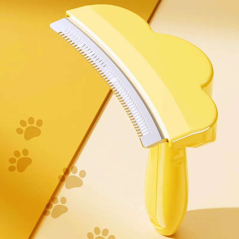 Peine para perros, cuchillo, cepillo para perros, removedor de pelo para mascotas, peines de pelo largo de acero inoxidable para el cuidado de perros, cuchillo, peine para gatos, accesorios para mascotas