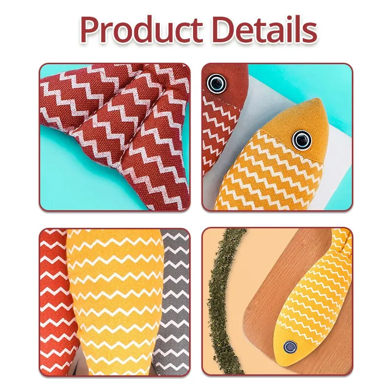 Juguete interactivo de dentición para gato, palo de patada para gatito, juguete para masticar, hierba gatera - imagen 3