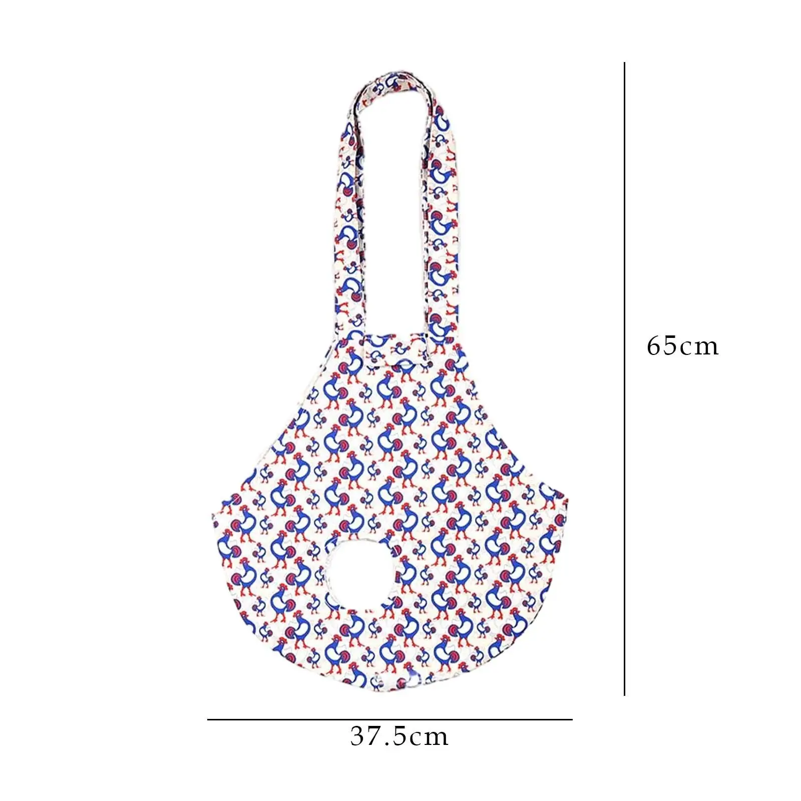 Chicken carrier with adhesive closure, 65 x 37.5 cm, large practical