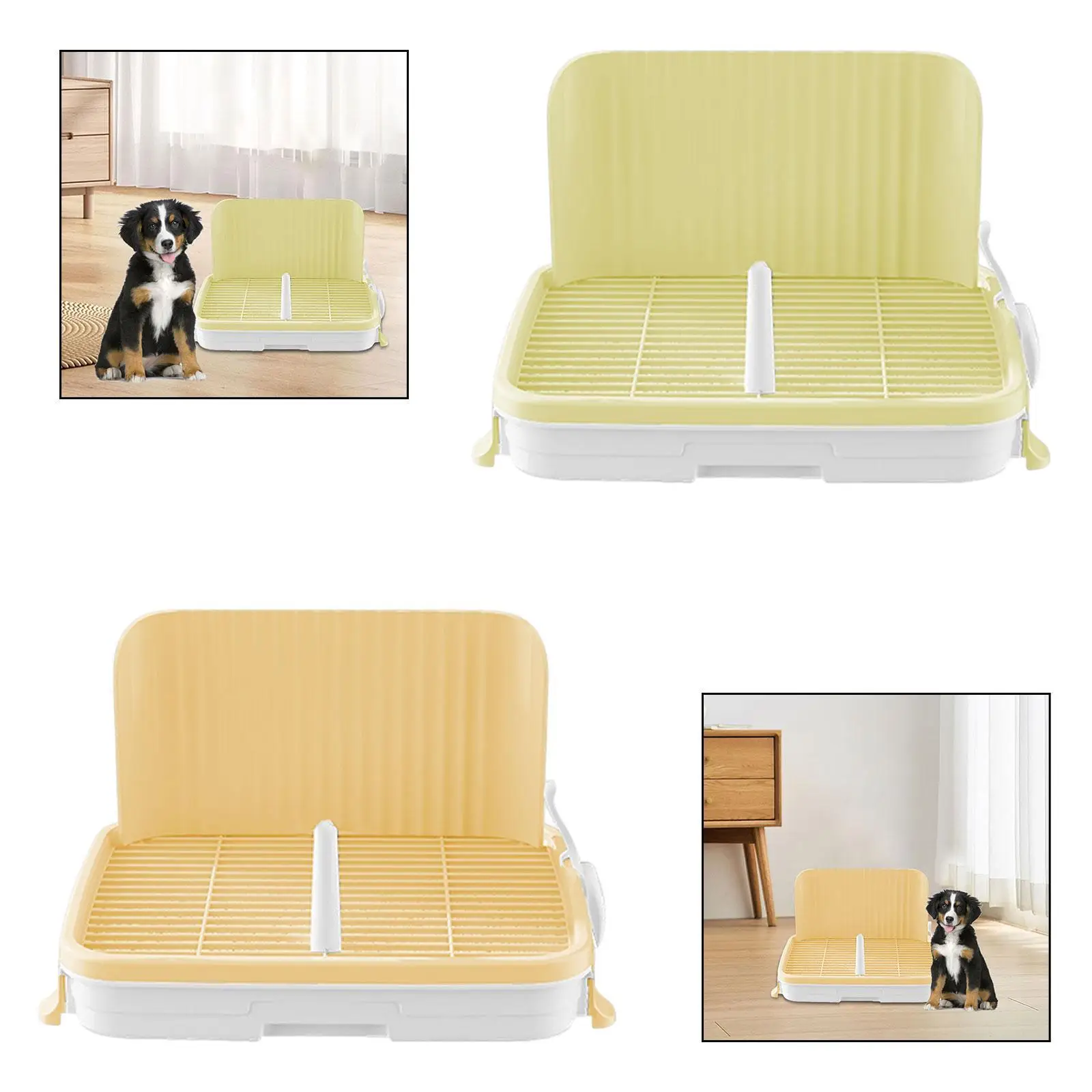 Dog Toilet Training Toilet Pet Cat and God Mesh Potty Tray Pet Training Pad 20.08''x14.57''x12.20''