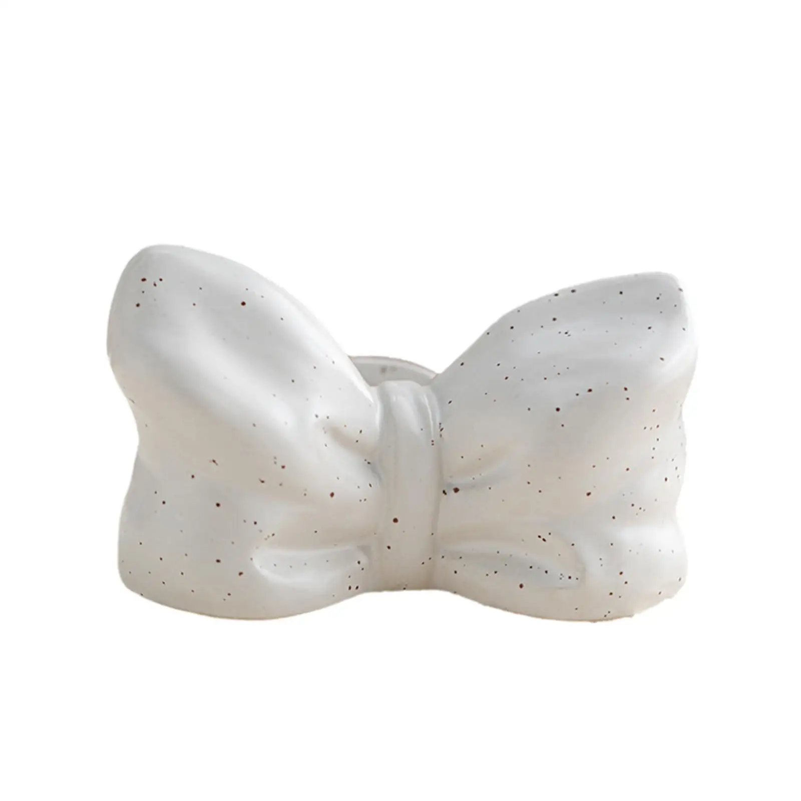 Candle Holder, Bow Shaped Candle Stand Ornament, Candlestick Holder for Mantel Thanksgiving