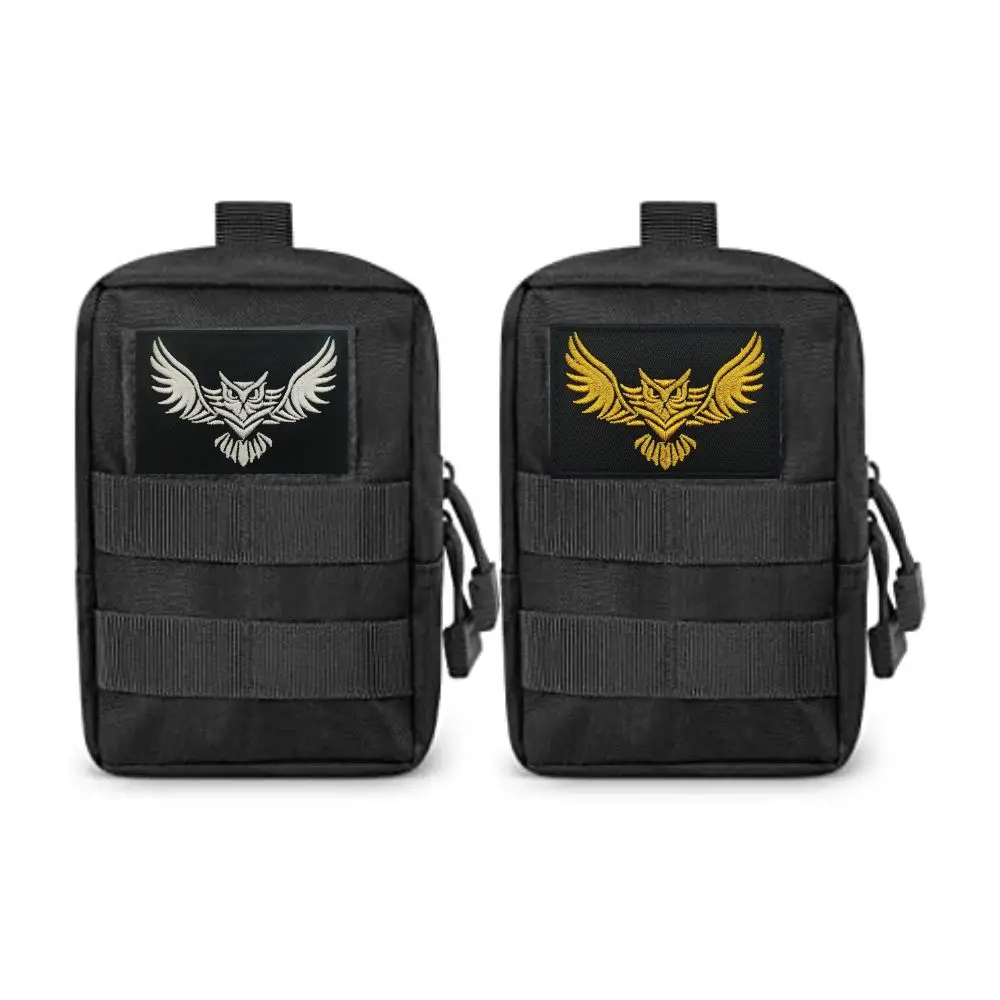 Parche bordado de alas de búho, brazalete, insignia, pegatina, calcomanía, adorno, grupos militares, parches tácticos - imagen 4