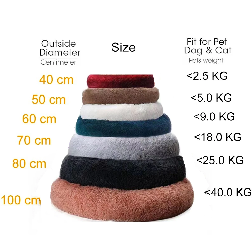 Cama para gatos, casa, Donut, sofá redondo, suministros de invierno, accesorios para mascotas, productos cálidos, cojines, cesta, estera para gatitos, camas para perros y gatos - imagen 5