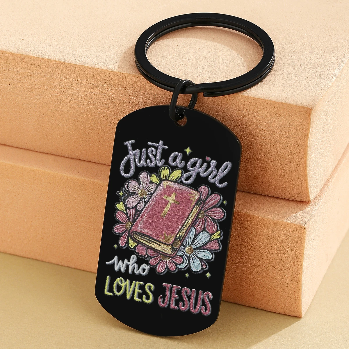 Regalo cristiano para mujeres, amigos, regalos de Jesús, llavero de cruz de la Biblia, regalo de Dios religioso para mujeres, niñas, hijas, regalos basados en la fe