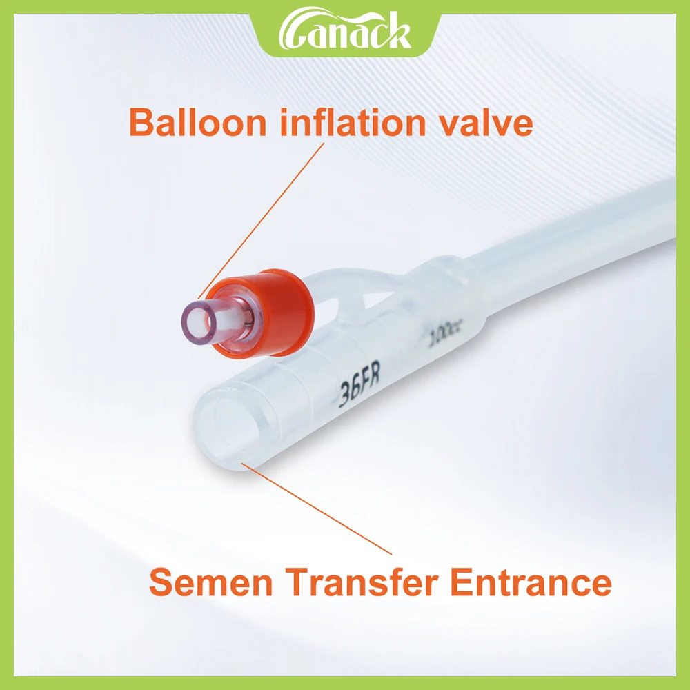 Catéter médico de inseminación de silicona para animales veterinarios Canack para caballos de alta calidad para hospitales de animales - imagen 4
