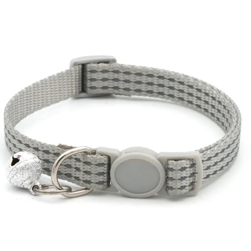 Collar reflectante de tres cables para mascotas, hebilla de seguridad, accesorios coloridos para gatos y perros - imagen 5