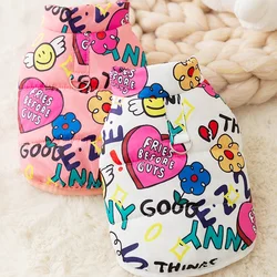 Abrigo estampado para perros pequeños Chihuahua y Bulldog Francés