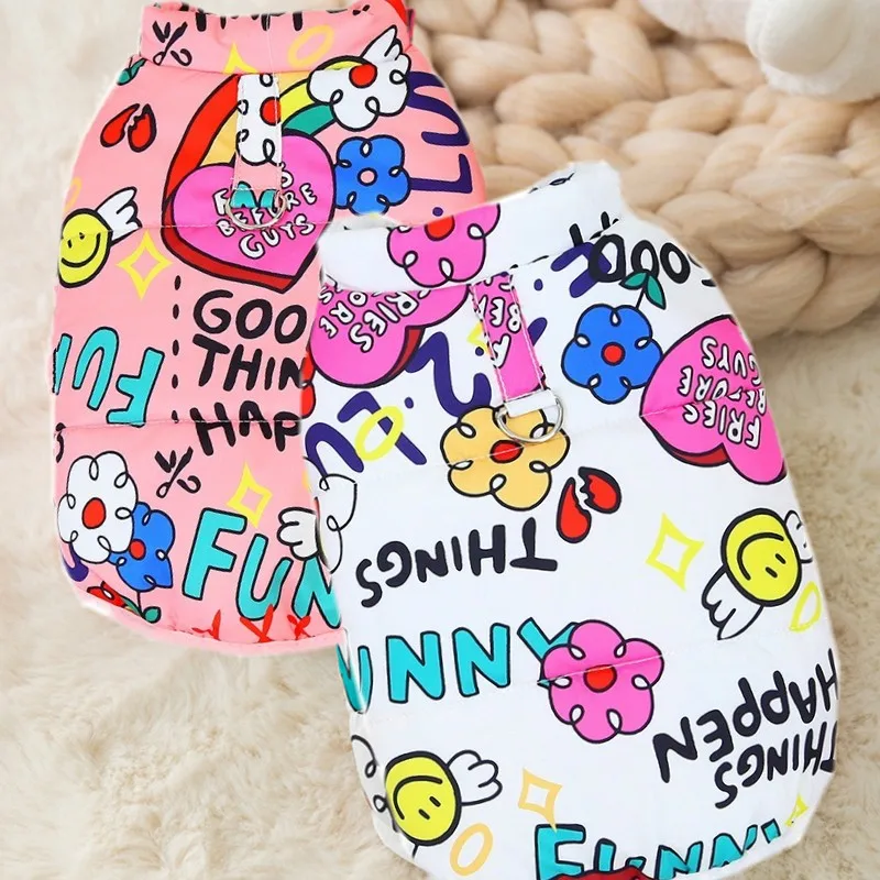 Chaqueta impermeable para perro, parka con estampado de lujo, chaleco cálido para exteriores, Chihuahua, Yorkshire, invierno, 2025