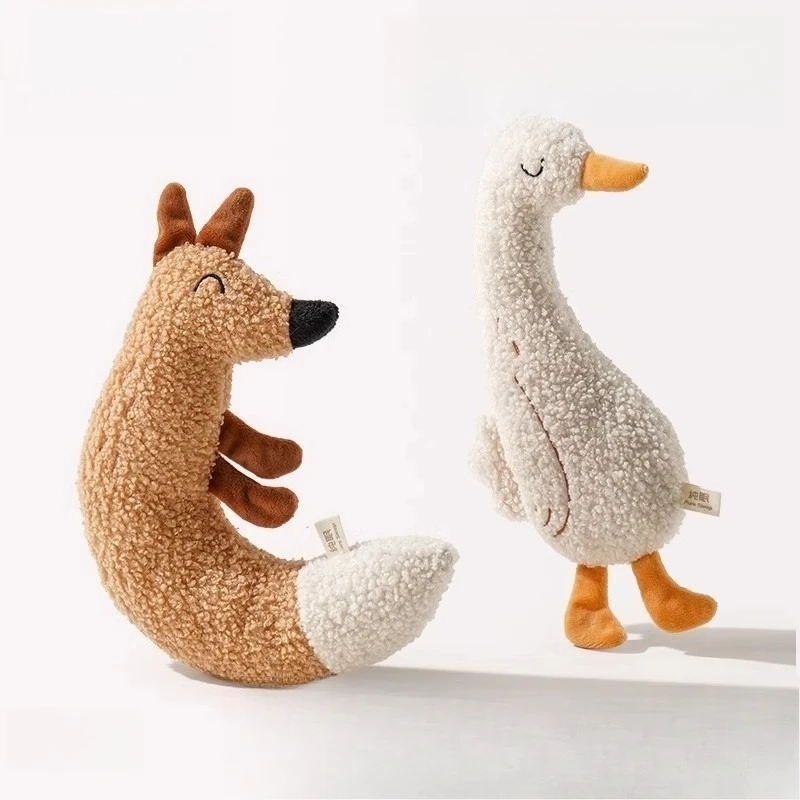 Juguete interactivo con sonido para perros y gatos – Peluche resistente - imagen 4