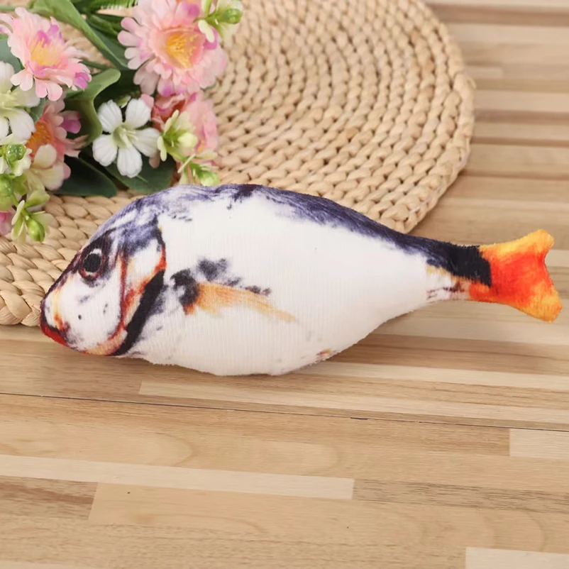Nuevas ventas de juguetes para gatos, peces de peluche bonitos, peces crucian, juguete para gatos de simulación, adecuado para suministros para mascotas - imagen 5