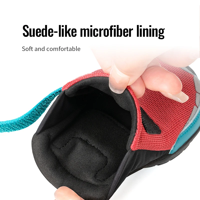 ​ Botas reflectantes para perros para correr, suela antideslizante duradera, comodidad impermeable, botas para caminar de seguridad nocturna para mascotas, 2/4 Uds. - imagen 3