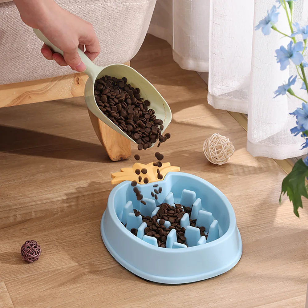 Cuenco de alimentación lenta para perros, cuencos de alimentación lenta antiasfixia para perros, platos antideslizantes para mascotas, cuencos de rompecabezas para perros pequeños y medianos - imagen 3