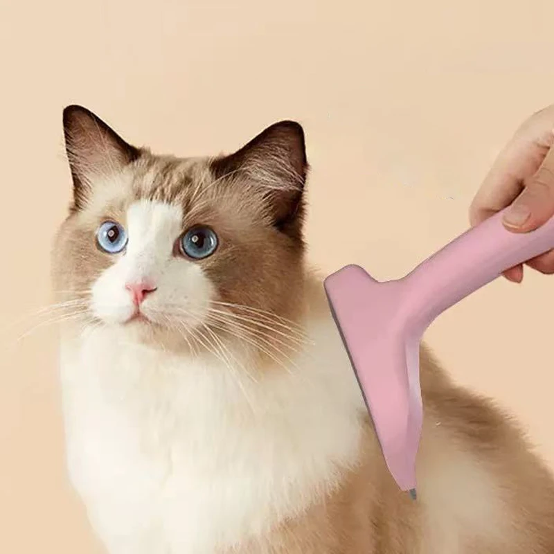Peine desenredante curvo para perros y gatos – Quita pelo y nudos - imagen 3
