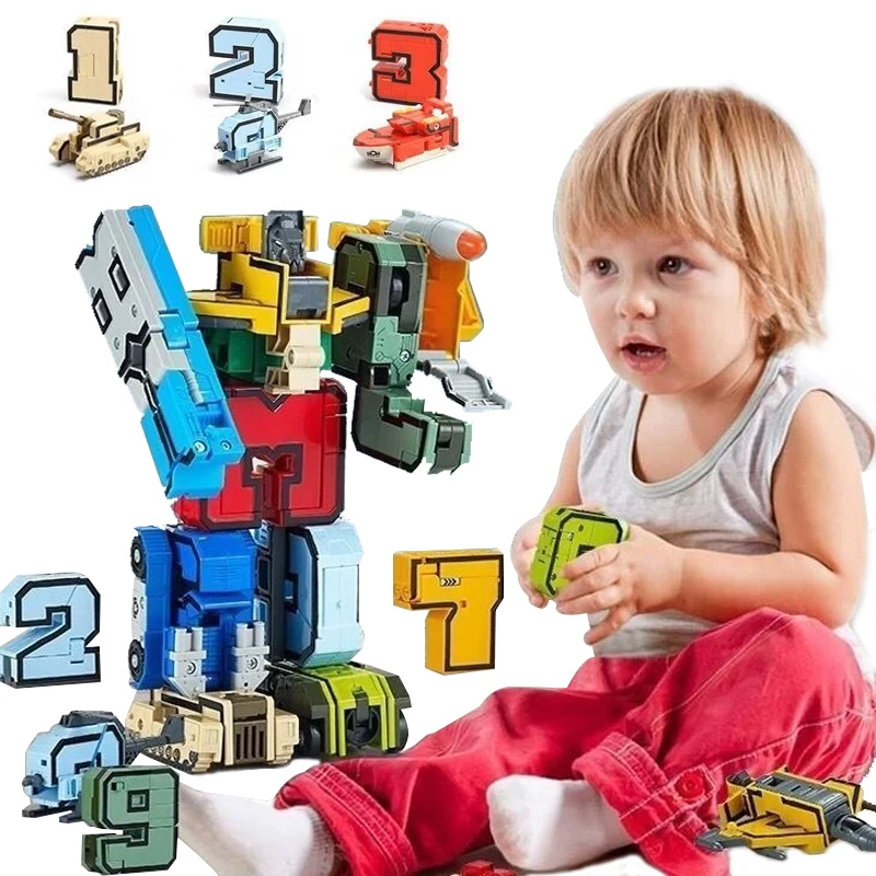 Robot Transformable Educativo para Niños – Aprende Letras, Números y Matemáticas - imagen 2