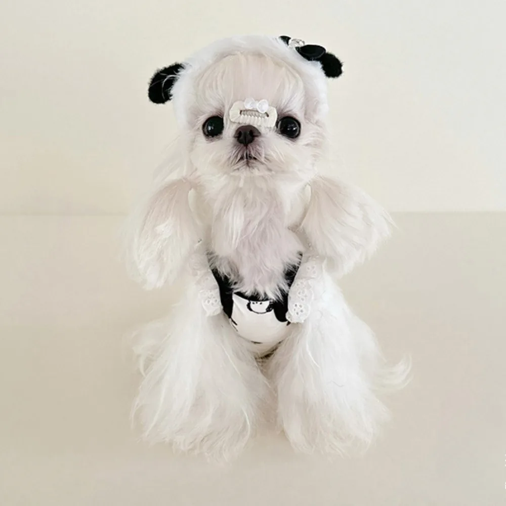 Ropa de otoño e invierno para perros y gatos, mangas voladoras de felpa, bolsa para el hogar, ropa de cuatro patas para el vientre, pijamas para perros, ropa para cachorros