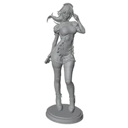Miniatura resinada 75mm – Camarero pelo largo para coleccionistas
