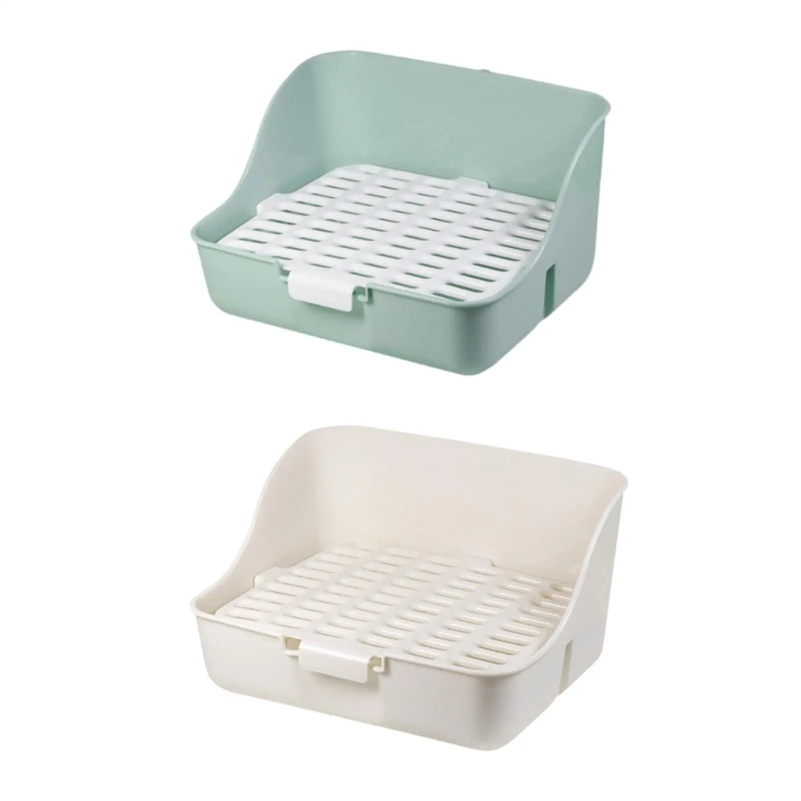 Bunny Toilet Box Pet Cage Pan Pet Accessories Small Animal Corner Potty Bunny Toilet for Squirrel Hedgehog Hamster Ferrets