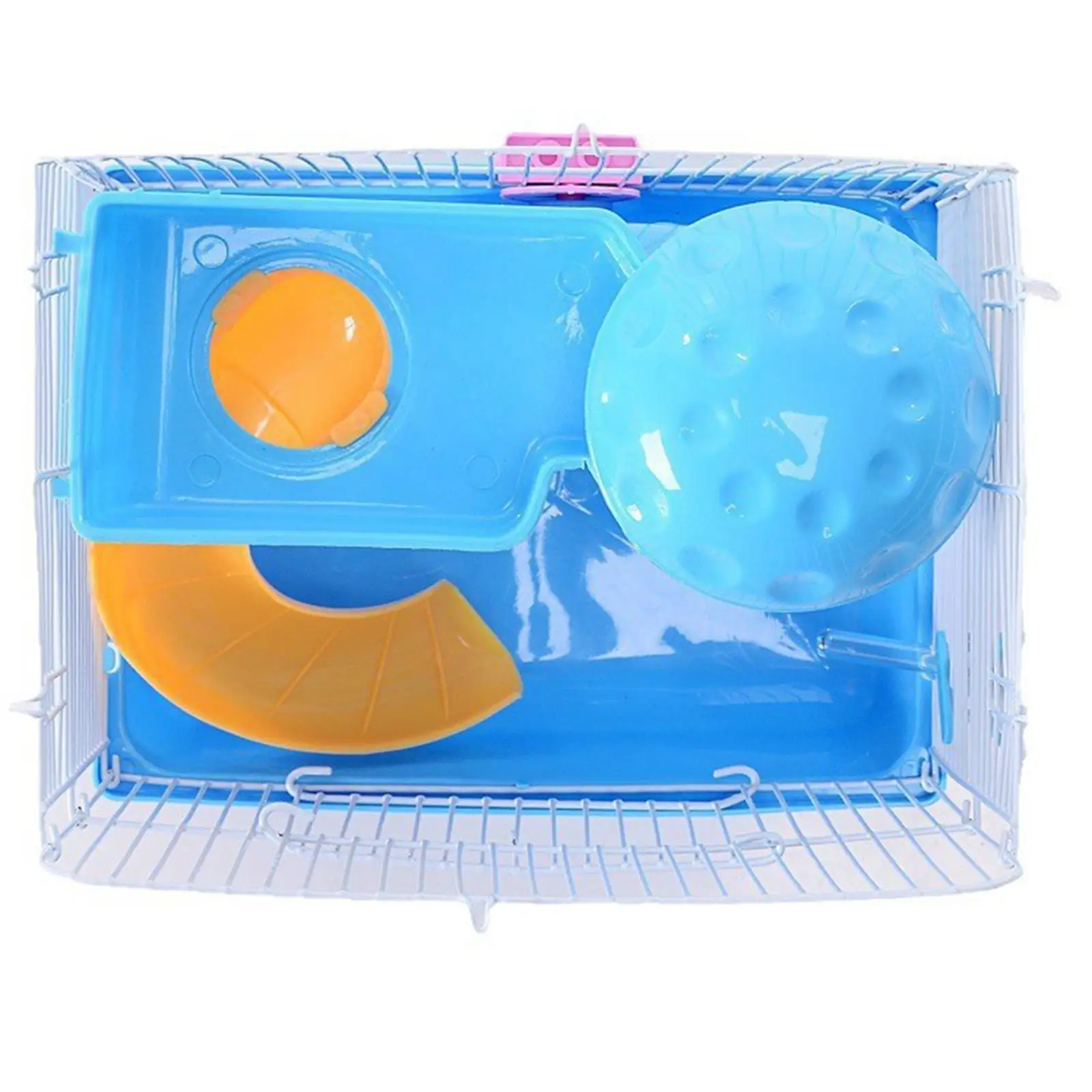 Guinea Pig Cage Travel Rat Cage Ventilated Accessory Easy to Carry for Temporary Housing Multipurpose Small Animal Carrier