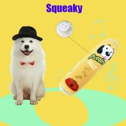 Juguete chirriante de peluche masticador para perros pequeños