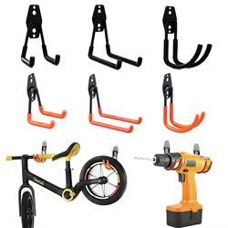 Colgador de pared para bicicleta – Organizador resistente para garaje