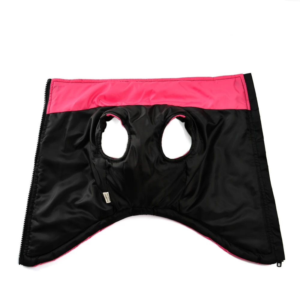 Ropa de invierno para cachorros, chaqueta para perros con anillo en D para perros pequeños y medianos, chaleco acogedor y cálido a prueba de viento para mascotas, disfraz de Yorkie Schnauzer - imagen 4