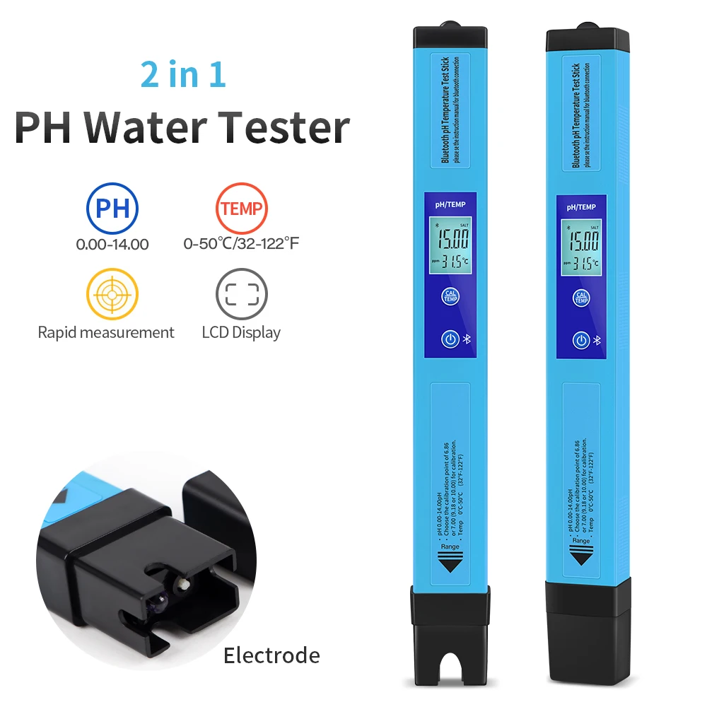 2 in 1 PH Temp