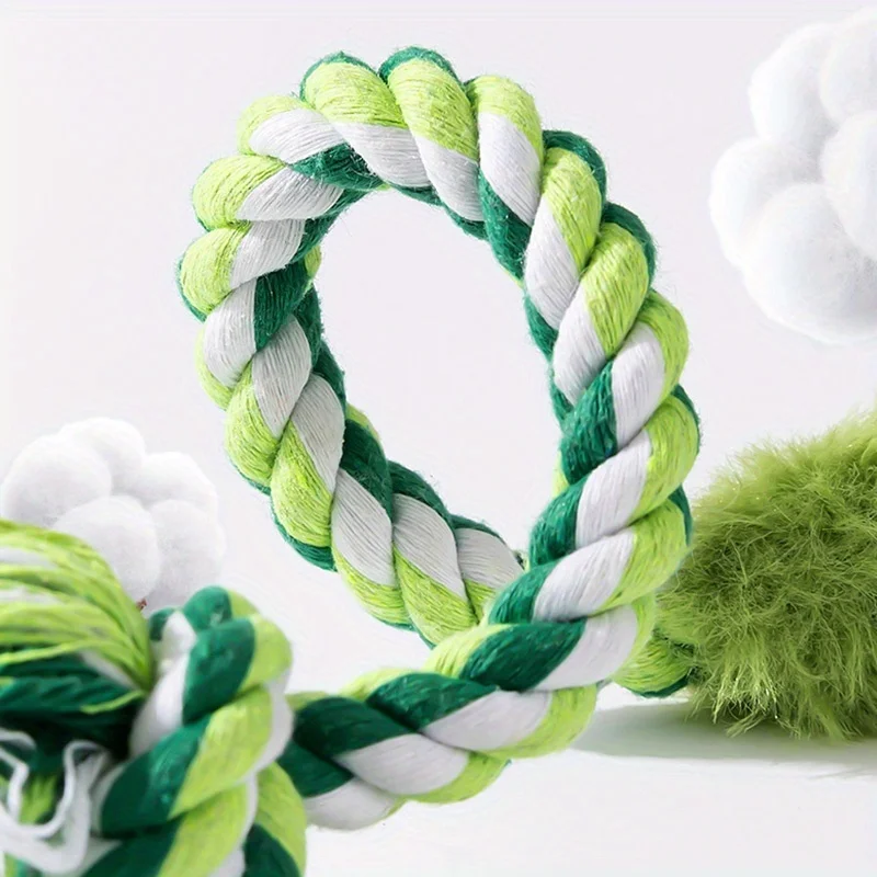 Juguete de peluche para perros, juguetes con chirrido en forma de Animal, cuerda interactiva para mascotas, accesorios para perros pequeños y medianos - imagen 5