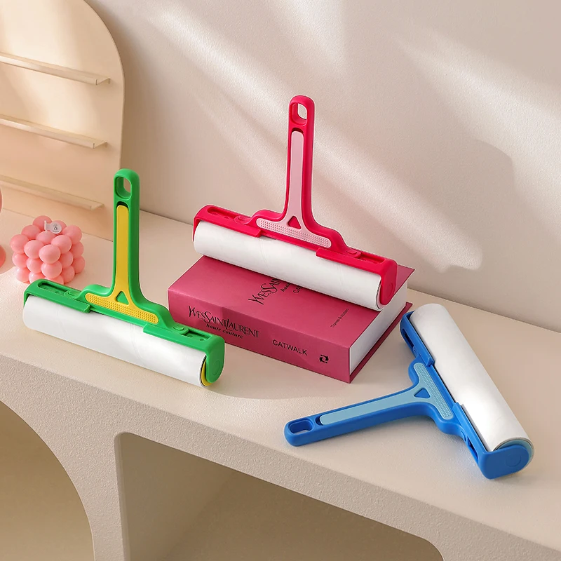 Hojas de rodillo de pelusa para quitar el pelo de mascotas, pegajoso, rasgable para alfombras/sofá/ropa, Kit eficiente de herramientas de limpieza de piel de gato/perro - imagen 2