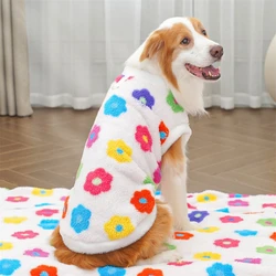 Jersey suave con flores para perros y gatos – Suéter transpirable
