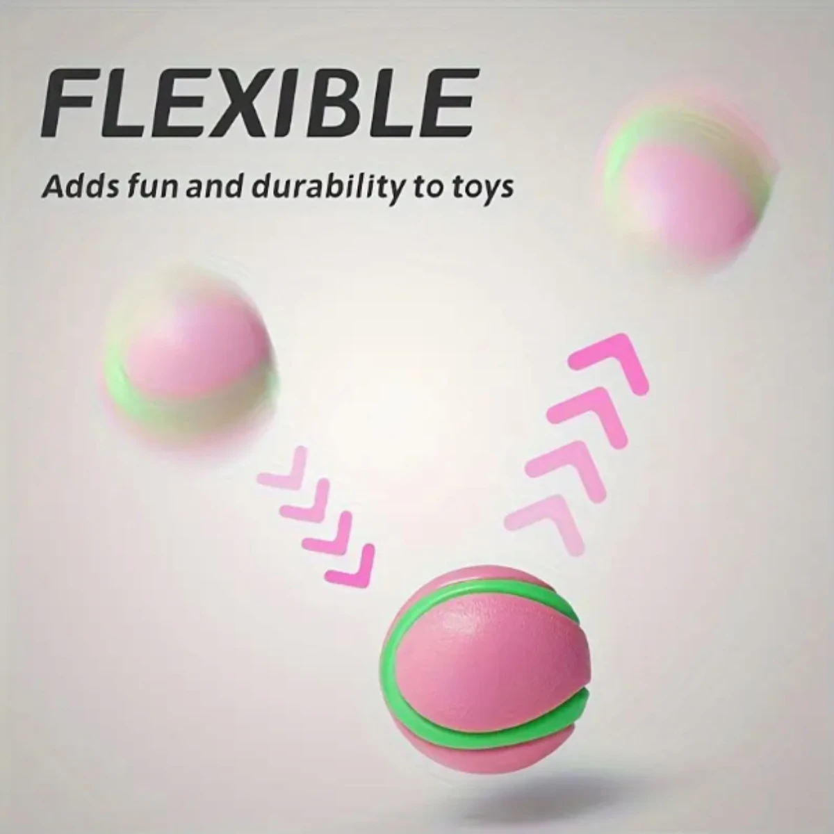 Diseño geométrico de pelota interactiva de juguete para perros, goma termoplástica duradera, dientes molares para mascotas y pelota de entretenimiento