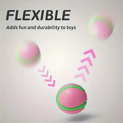 Pelota interactiva para perros - diseño geométrico y goma duradera