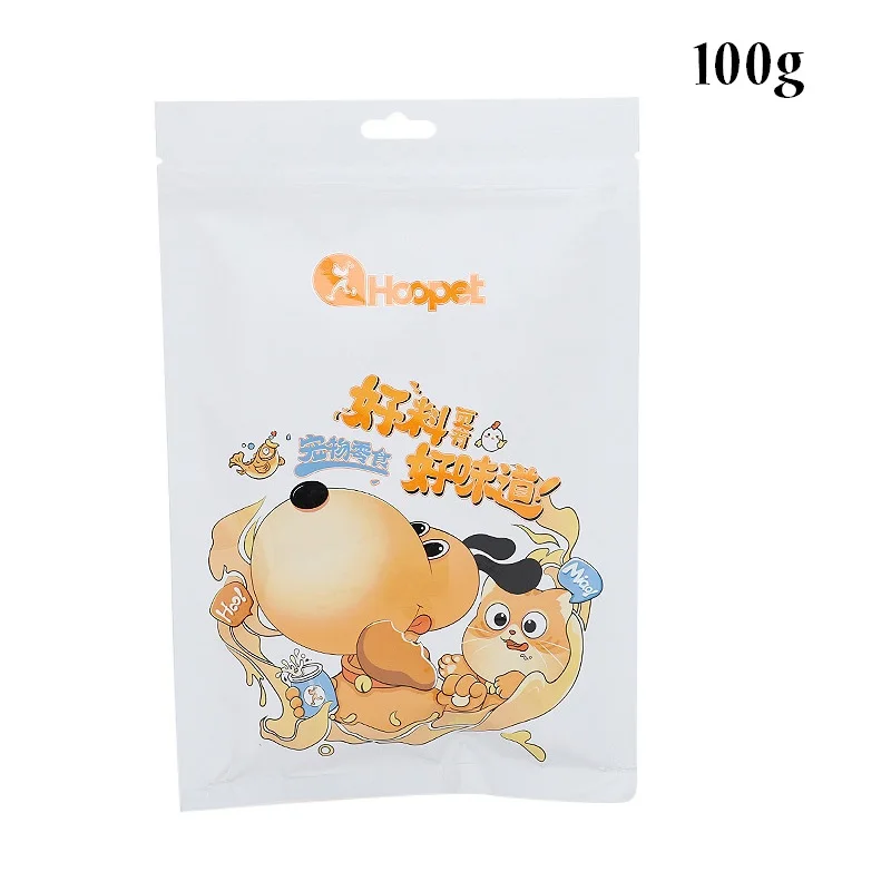 Snacks para perros y mascotas, carne pura seca al aire, pechera de pato, rebanadas de pollo, bocadillos de recompensa, tira de comida, 100g/430g - imagen 5
